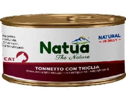 NATUA JELLY CAT TONNETTO CON TRIGLIA 150 GR <br/> Cibo Umido per Gatti