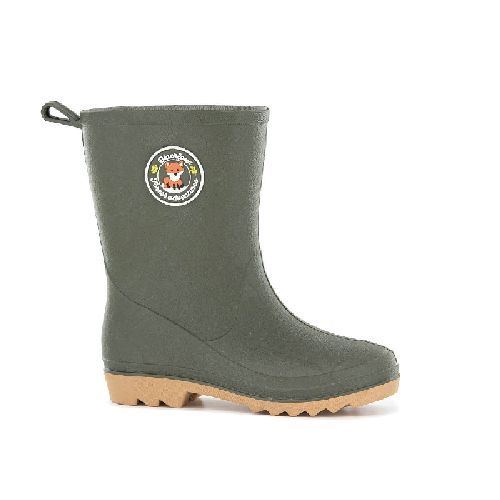 STIVALE BAMBINO HAPPY TAGLIA 29/30 VERDE KAKI <br/> Abbigliamento Giardino e Orto