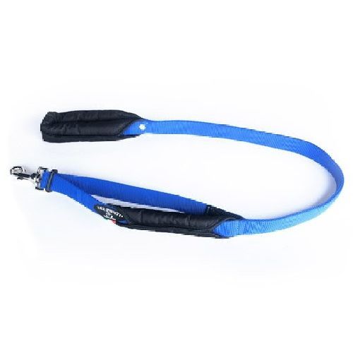 Guinzaglio Security Doppio Manico Blu 105cm <br/> Guinzagli, Collari e Pettorine