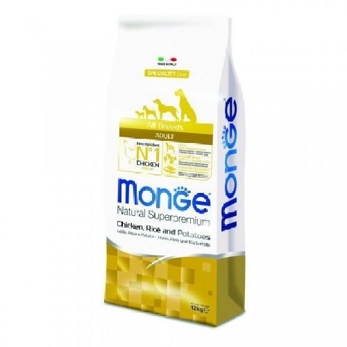 Monge All Breeds Adult Pollo 12 Kg <br/> Cibo Secco per Cani