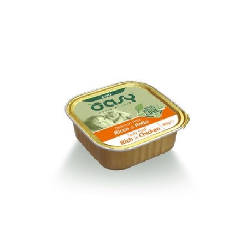 OASY WET CAT DELIZIOSO PATE ADULT POLLO VASCHETTA 100 GR <br/> Cibo Umido per Gatti