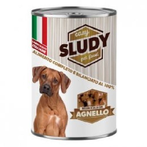Sludy Dog Bocconi Agnello 400 gr <br/> Cibo Umido per Cani