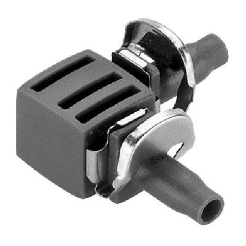 Raccordo a L 4,6 mm (3/16") (10 pezzi) <br/> Irrigazione Giardino e Accessori Giardinaggio