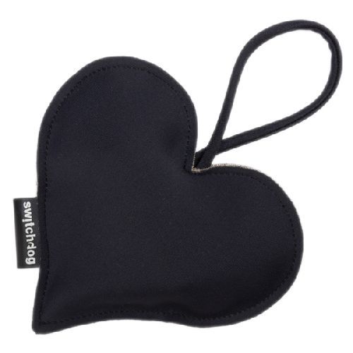 Minibag Cuore In Vinilpelle Nero <br/> Guinzagli, Collari e Pettorine
