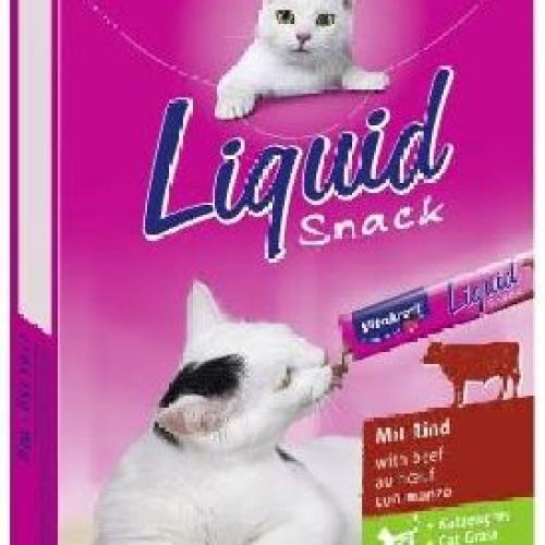 VITAKRAFT LIQUID SNACK MANZO E INULINA (6 PZ) <br/> Snack e Premi per Gatti