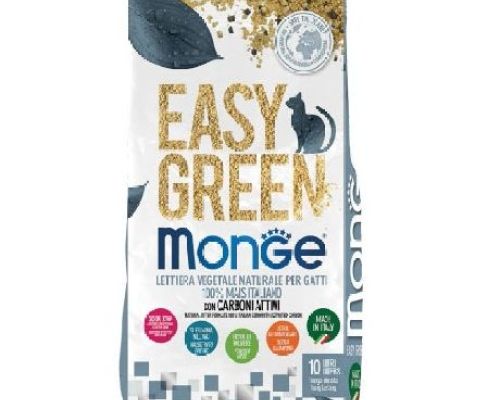Monge Easy Green Lettiera Carbone Attivo 7 kg <br/> Lettiera, Sabbia e Toilette Gatto
