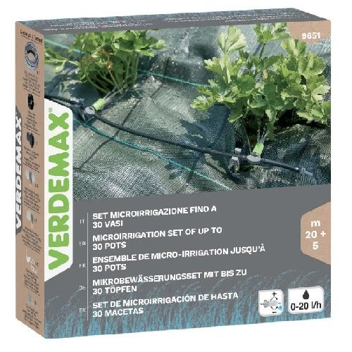 9651 SET MICROIRRIGAZIONE 30 VASI <br/> Irrigazione Giardino e Accessori Giardinaggio