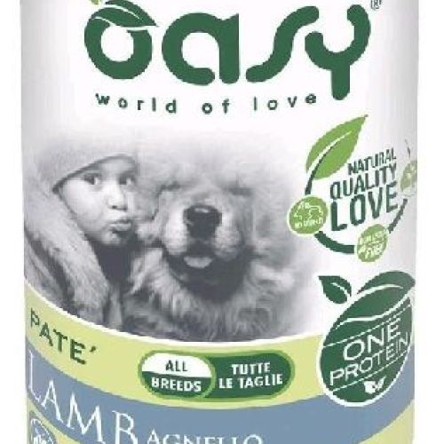 OASY WET DOG ONE ADULT MEDIUM/LARGE AGNELLO 400 <br/> Cibo Umido per Cani