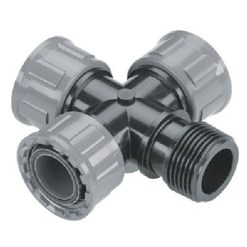 Raccordo valvola a croce <br/> Irrigazione Giardino e Accessori Giardinaggio