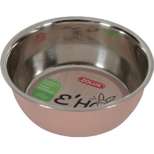 Ciotola inox Ehop 200 ml rosa <br/> Gabbie e Accessori Roditori