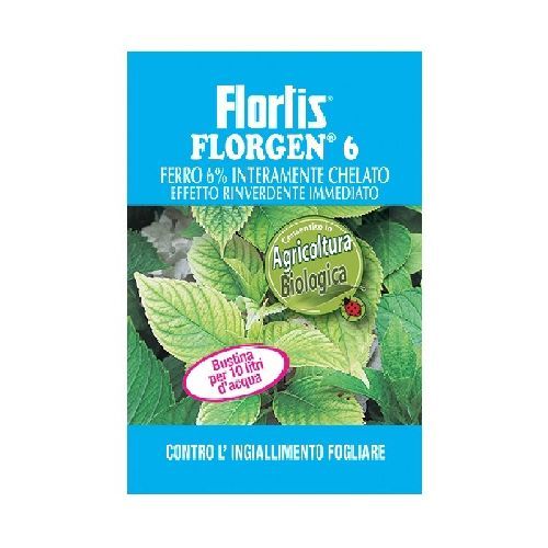 FLORTIS FLORGEN 6 BUSTINA LIQUIDO 10 G <br/> Concime per Piante da Esterno