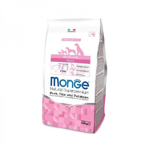MONGE ALL BREEDS ADULT MAIALE 2,5 KG <br/> Cibo Secco per Cani