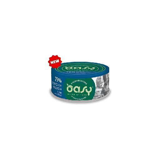OASY WET CAT MORE LOVE- TONNO CON SOGLIOLA 70 gr LATTINA <br/> Cibo Umido per Gatti