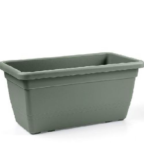 FIORIERA ANTHEA 100 CM TERRA LAGUNA <br/> Vasi e Accessori in Plastica