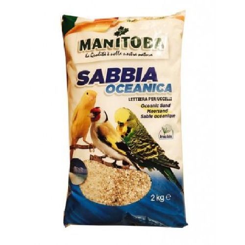 MANITOBA SABBIA OCEANICA 5 KG <br/> Igiene e Cura Uccelli