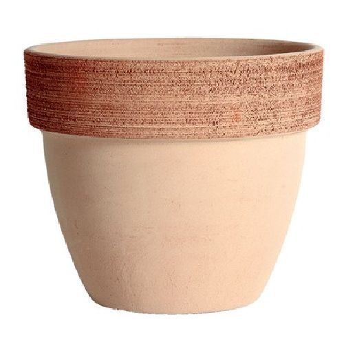 Vaso Palladio Graffiato Cm 25 H 21,5 <br/> Vasi e Accessori in Terracotta