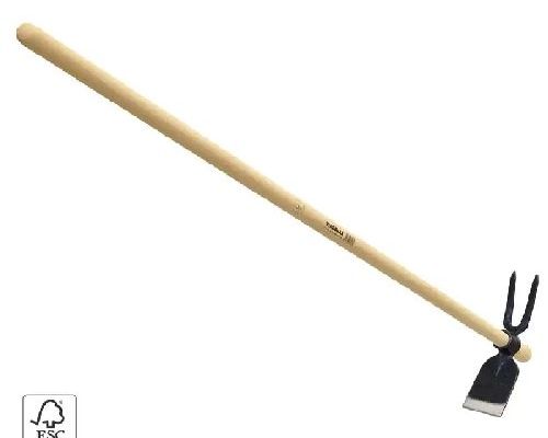 ZAPPA QUADRA BIDENTE C/MANICO 6131 <br/> Attrezzi Manuali per il Giardinaggio