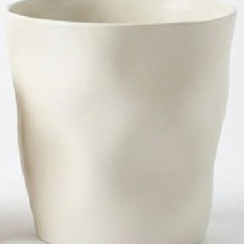VASO DUNE CM 19XH18 CREMA <br/> Vaso per Interni e decorazioni