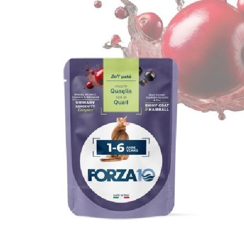 Forza 10 BotaniCat Adult Quaglia 80 gr <br/> Cibo Umido per Gatti