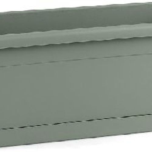 CASSETTA ROXANNE 50 CM TERRA LAGUNA <br/> Vasi e Accessori in Plastica
