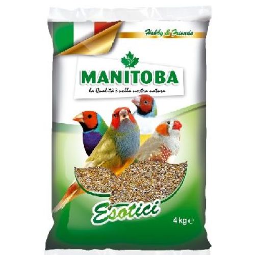 MISCUGLIO ESOTICI 4 KG MANITOBA <br/> Mangime Pappagalli e uccelli Esotici