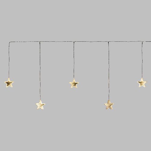 Luce natalizia 5 stelle 85 LED classic 80 cm <br/> Luci di Natale