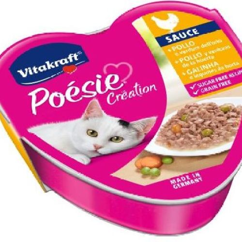 VITAKRAFT POESIE CREATION SAUCE POLLO E VERDURE <br/> Cibo Umido per Gatti