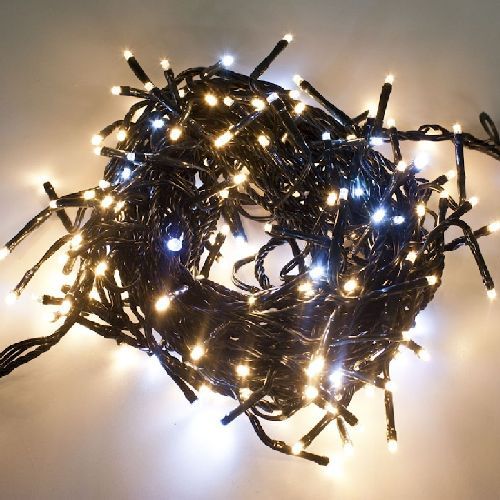 180 miniLED prolungabili esterno 9 metri bianco diamond <br/> Luci di Natale