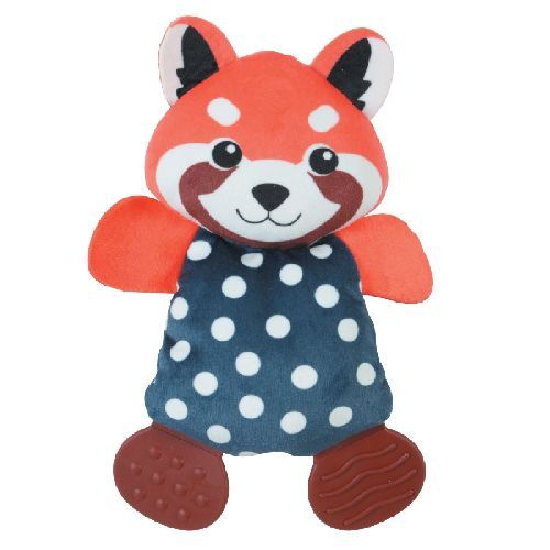 GIOCO PELUCHE CALINOU PANDA ROSSO DENTALE <br/> Giochi per Cani