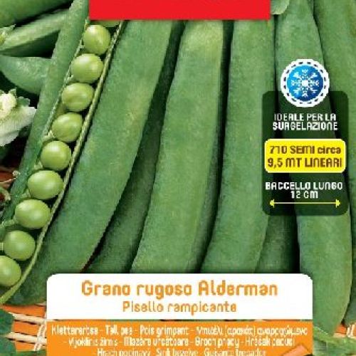 BLUMEN LEGUMI MAXI BUSTA PISELLI RAMP. GRANO RUGOSO ALDERM <br/> Semi da Orto
