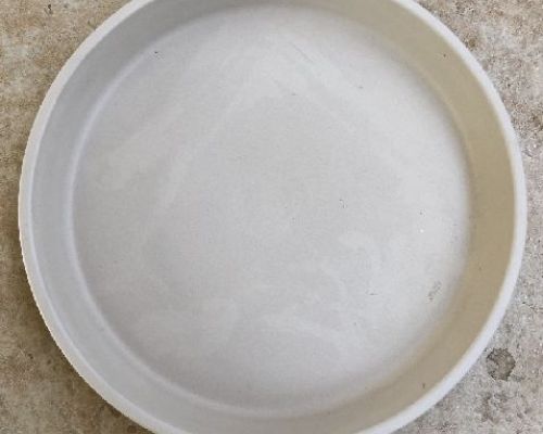 Sottovaso XLU Granit cm 14,5 <br/> Vasi e Accessori in Terracotta