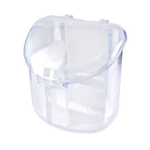 Mangiatoia Star Trasparente IMAC <br/> Gabbie Uccelli e Accessori
