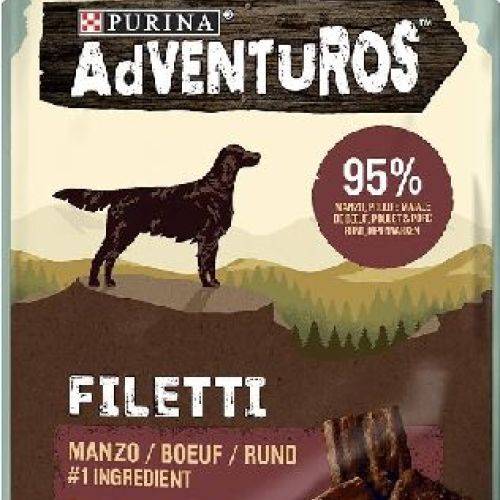 Adventuros Filetti Manzo 70 gr <br/> Snack e Premi per Cani
