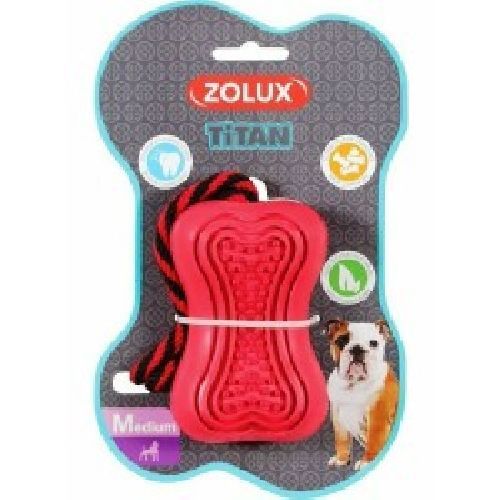 GIOCO CAUCCIU'+CORDA  TITAN  M <br/> Giochi per Cani