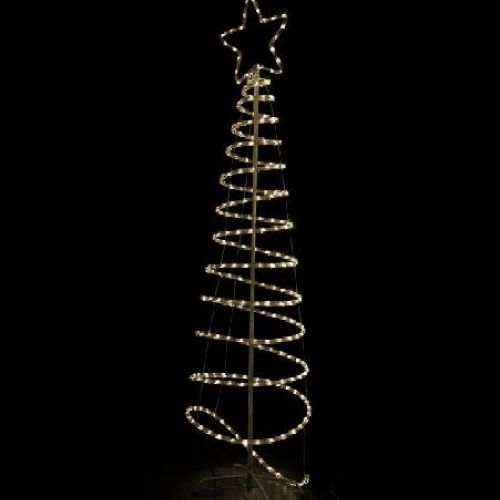 77209 Albero spirale 216 LED interno/esterno 50xH180cm <br/> Luci di Natale