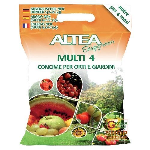 ALTEA MULTI 4 (SACCO 5KG) <br/> Concime per Piante da Esterno