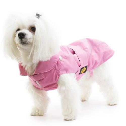 CAPPOTTO IMP. CON AGNELLINO TG. 30 ROSA <br/> Guinzagli, Collari e Pettorine