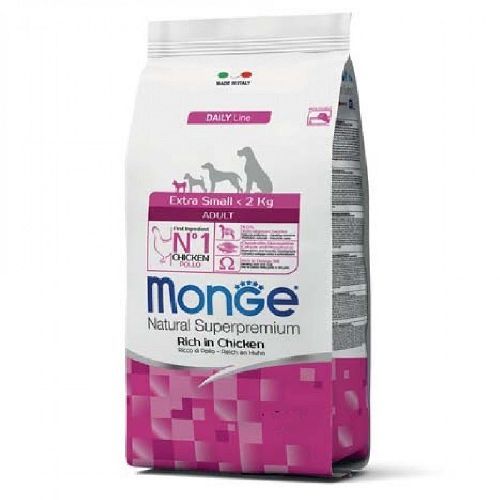 Monge Extra Small Adult Pollo 800 Gr <br/> Cibo Secco per Cani