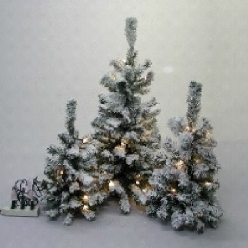 AS5VL Pinetto 40 cm nevicato con luci <br/> Alberi di Natale