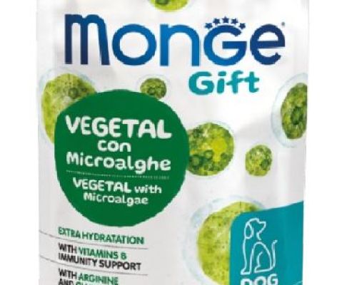 Monge Gift Cane Energy Topping Vegetale con microalghe <br/> Snack e Premi per Gatti
