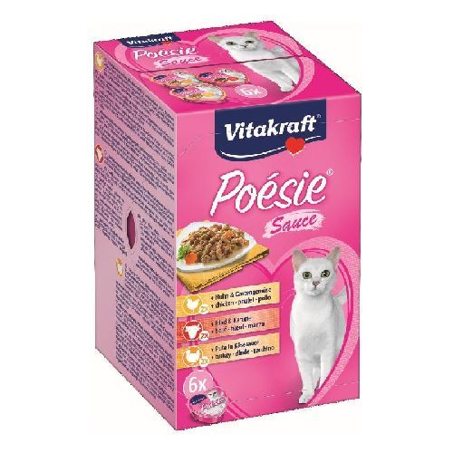 VITAKRAFT POESIE CREATION SAUCE MULTIPACK <br/> Cibo Umido per Gatti
