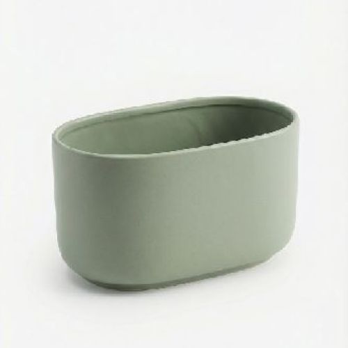 CASSETTA REA DUE ORCHIDEE CM 25X12,5XH15,5 VERDE <br/> Vaso per Interni e decorazioni