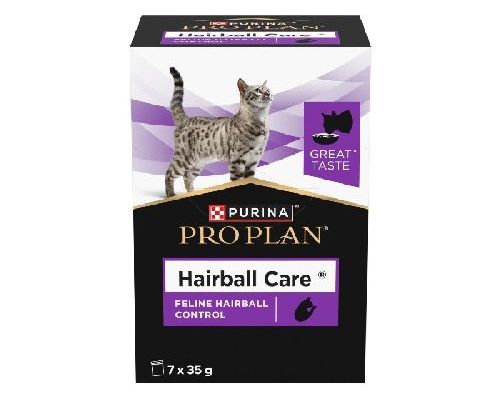Pro Plan Hairball Care 7x35 gr Bustine <br/> Cibo Umido per Gatti