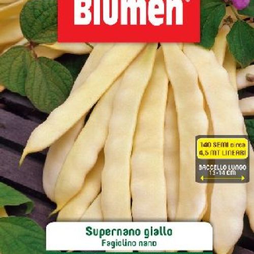 BLUMEN LEGUMI MAXI BUSTA FAGIOLINI NANI GIALLI BACCELLO LARGO <br/> Semi da Orto