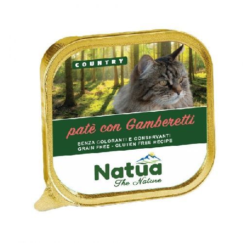 Natua Cat Country gamberetti 100 gr <br/> Cibo Umido per Gatti