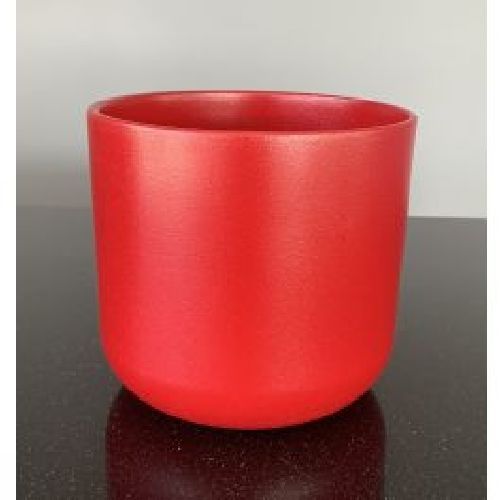 Caspo Cilindro cm 24 h 24 rosso <br/> Vaso per Interni e decorazioni