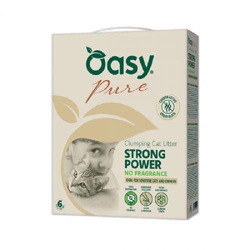 OASY LETTIERA MINERALE PURE NO FRAGRANCE 6 LITRI <br/> Lettiera, Sabbia e Toilette Gatto
