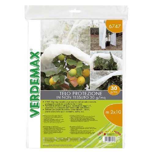 Velo protezione TNT 30gr/m2 1,6x10 <br/> Telo Antigrandine, Telo Antigelo e Pali per Orto