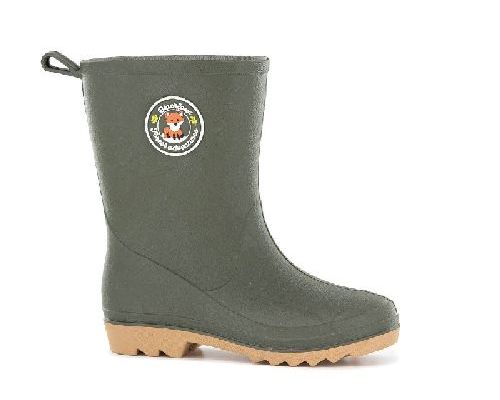 STIVALE BAMBINO HAPPY TAGLIA 27/28 VERDE KAKI <br/> Abbigliamento Giardino e Orto