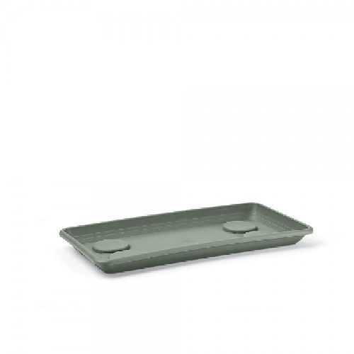 SOTTOFIORIERA ANTHEA 80CM TERRA LAGUNA <br/> Vasi e Accessori in Plastica